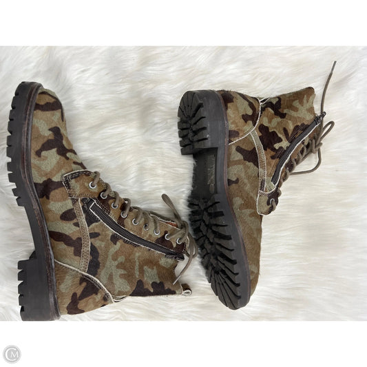 Boots Combat By Lucky Brand In Camouflage Print, Size: 7.5
