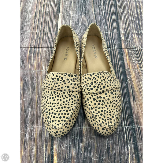 Shoes Flats By Torrid In Black & Tan, Size: 9
