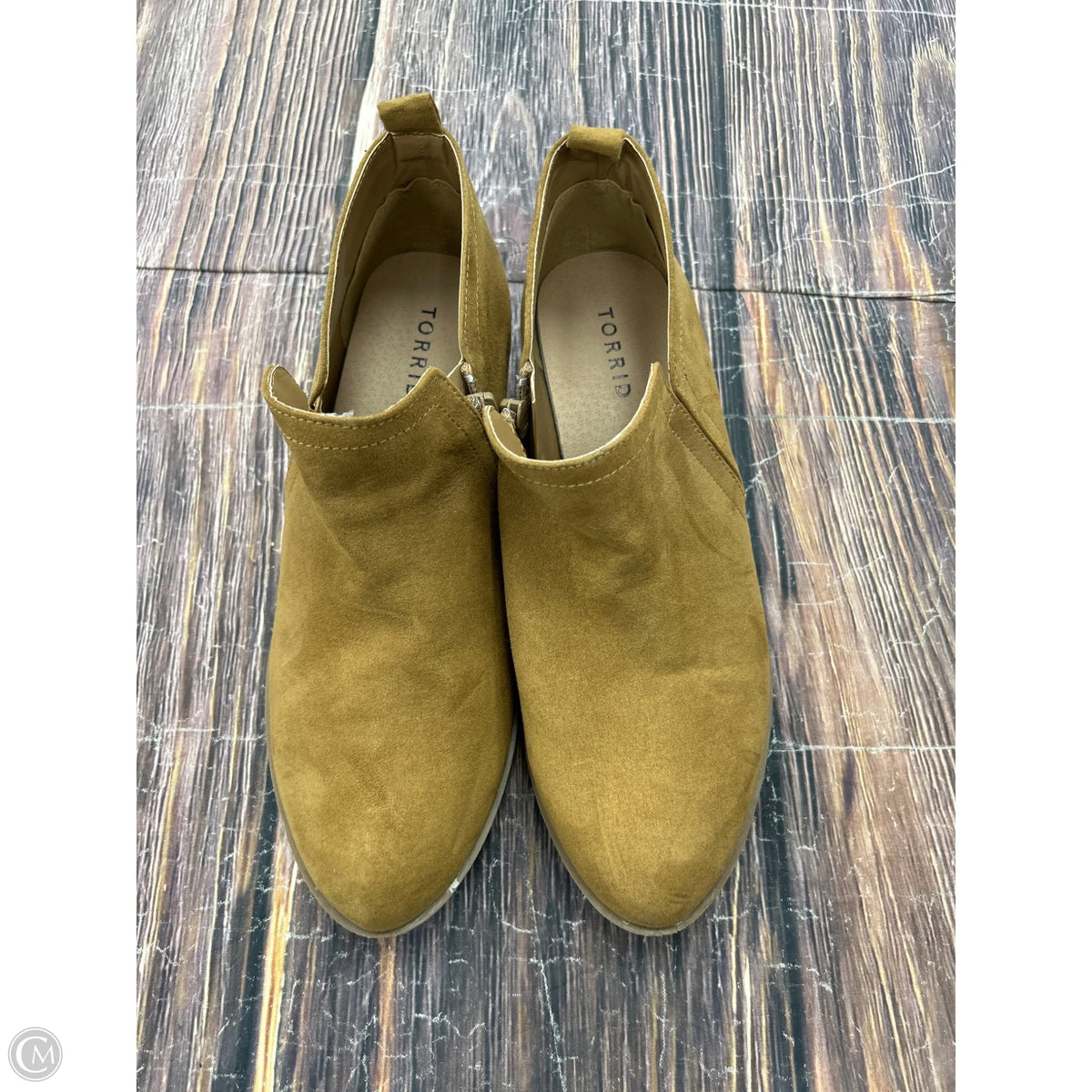 Boots Ankle Heels By Torrid In Brown, Size: 9