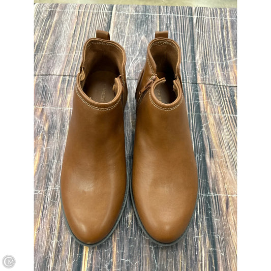 Boots Ankle Heels By Lane Bryant In Brown, Size: 9.5