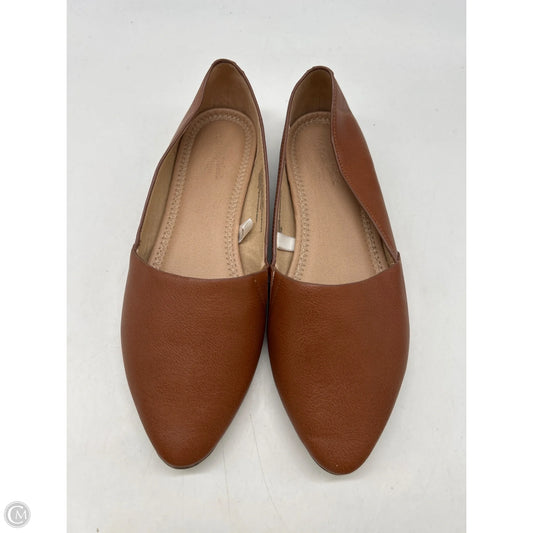 Shoes Flats By Universal Thread In Brown, Size: 6