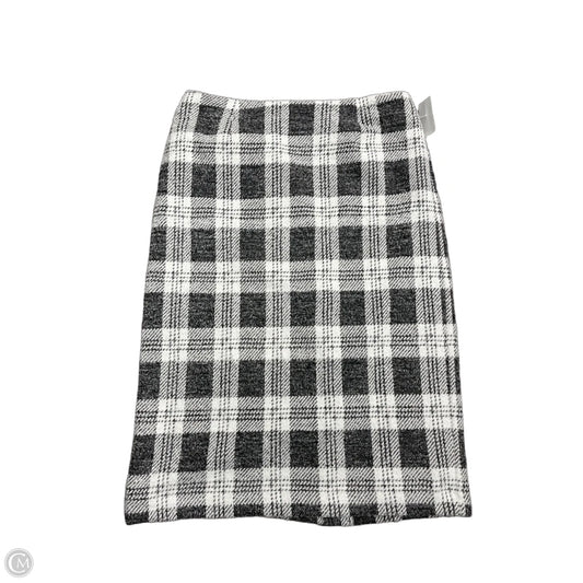 Skirt Midi By Christopher And Banks In Grey, Size: 10