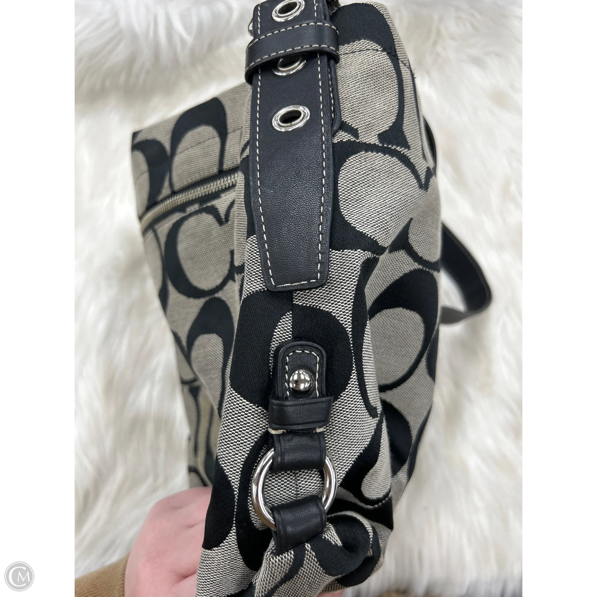 Crossbody Designer By Coach, Size: Medium