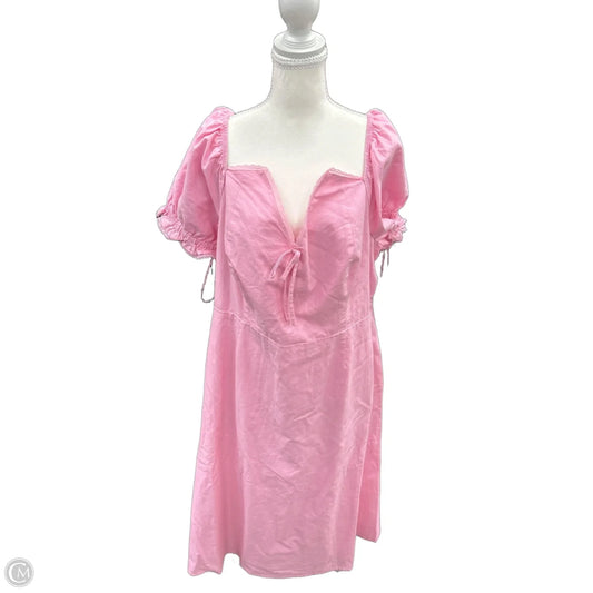 Dress Casual Maxi By Scoop In Pink, Size: 20