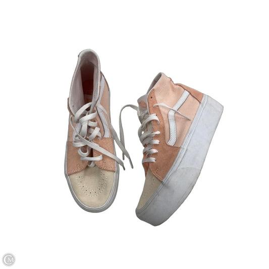 Shoes Sneakers By Vans In Pink, Size: 9