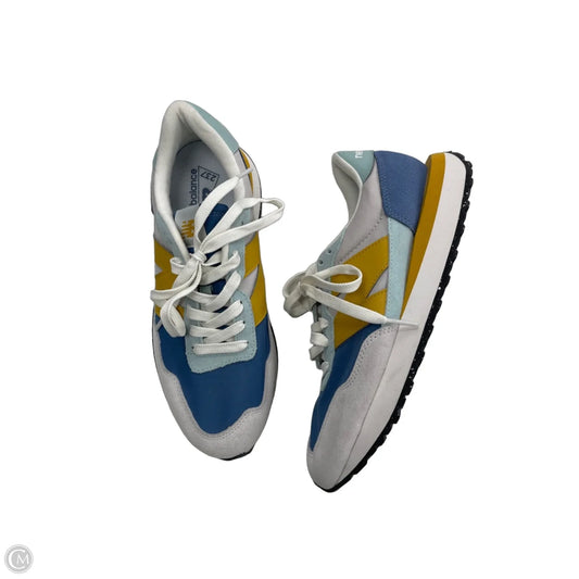 Shoes Athletic By New Balance In Blue & Yellow, Size: 9