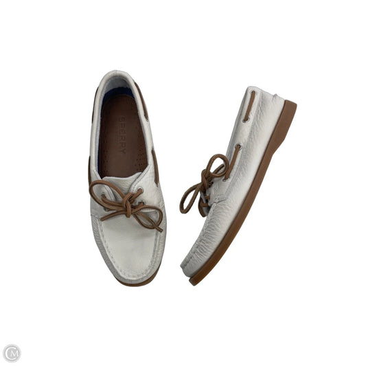 Shoes Flats By Sperry In White, Size: 8