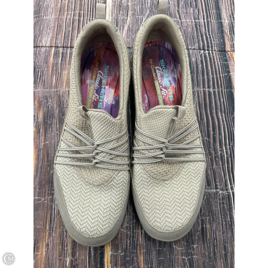 Shoes Sneakers By Skechers In Tan, Size: 9