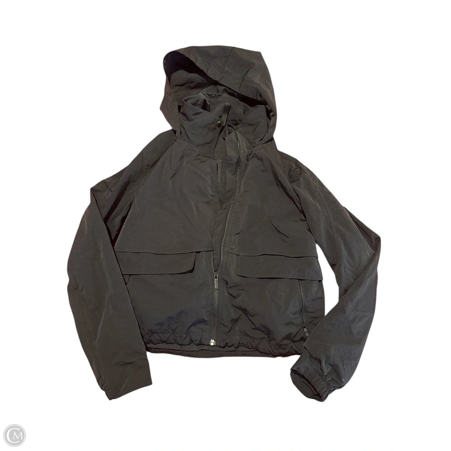 Jacket Windbreaker By Lululemon In Black, Size: 4