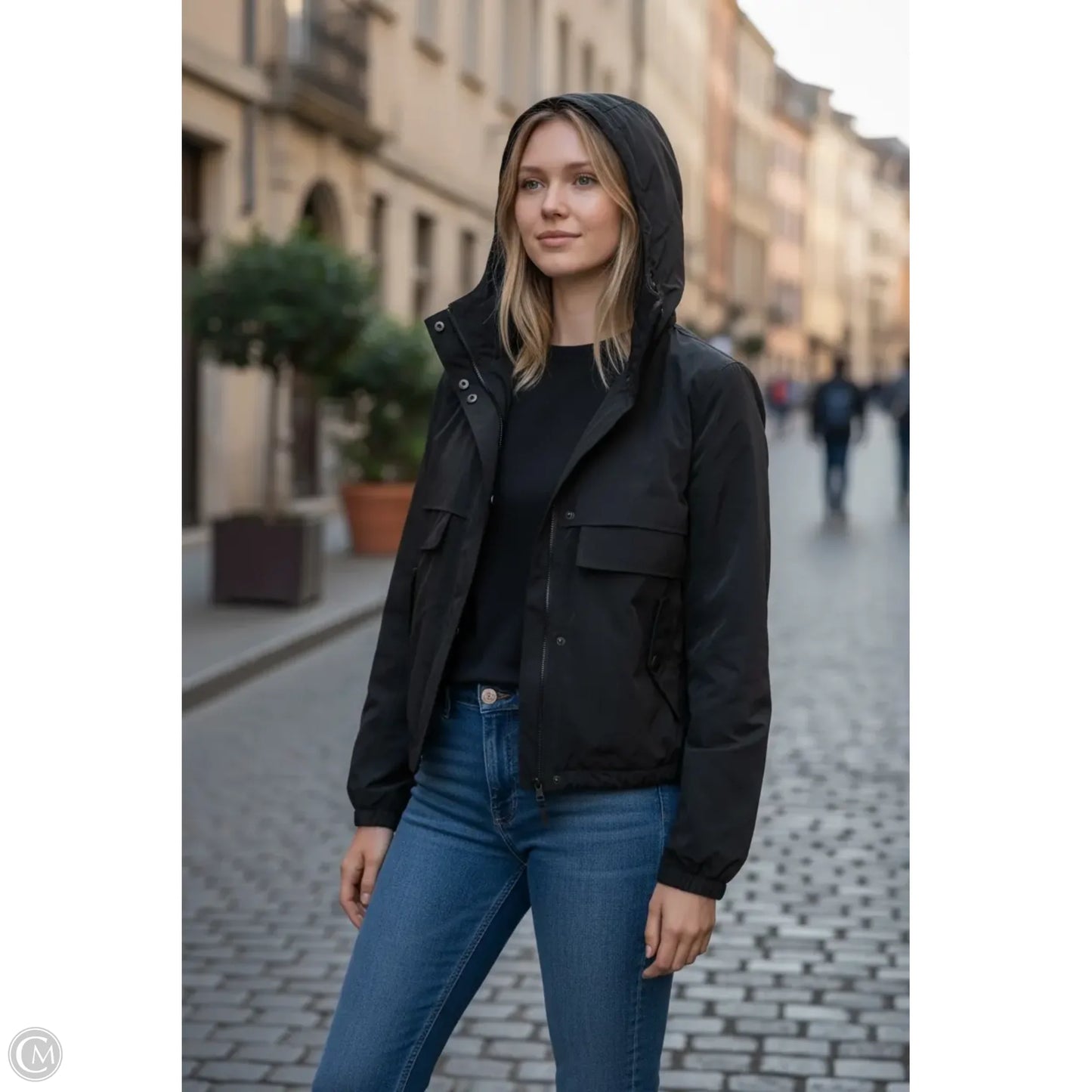 Jacket Windbreaker By Lululemon In Black, Size: 4