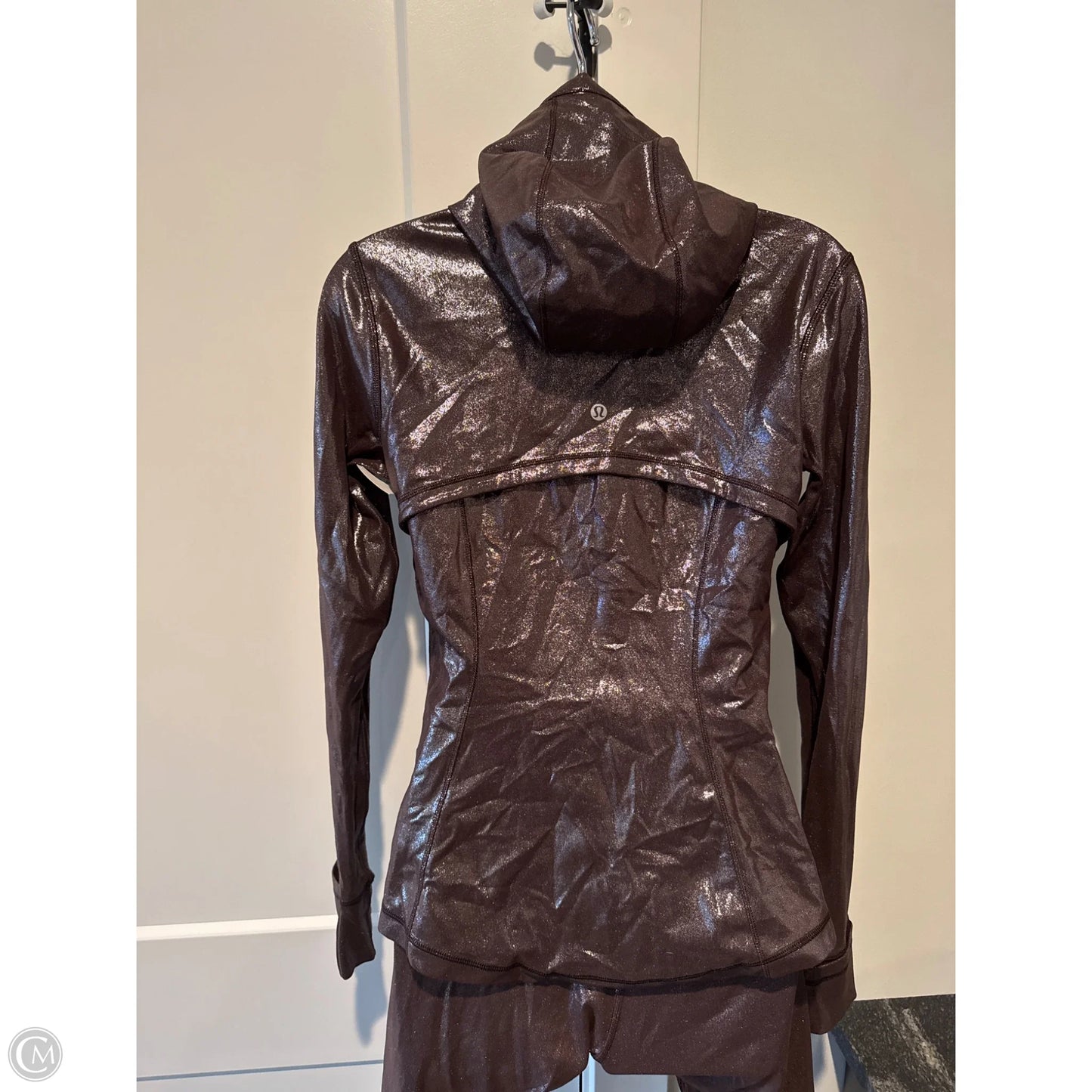 Athletic Jacket By Lululemon In Brown, Size: Xs