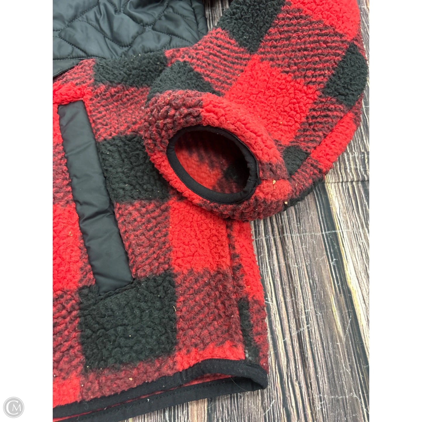 Jacket Faux Fur & Sherpa By Columbia In Red, Size: M