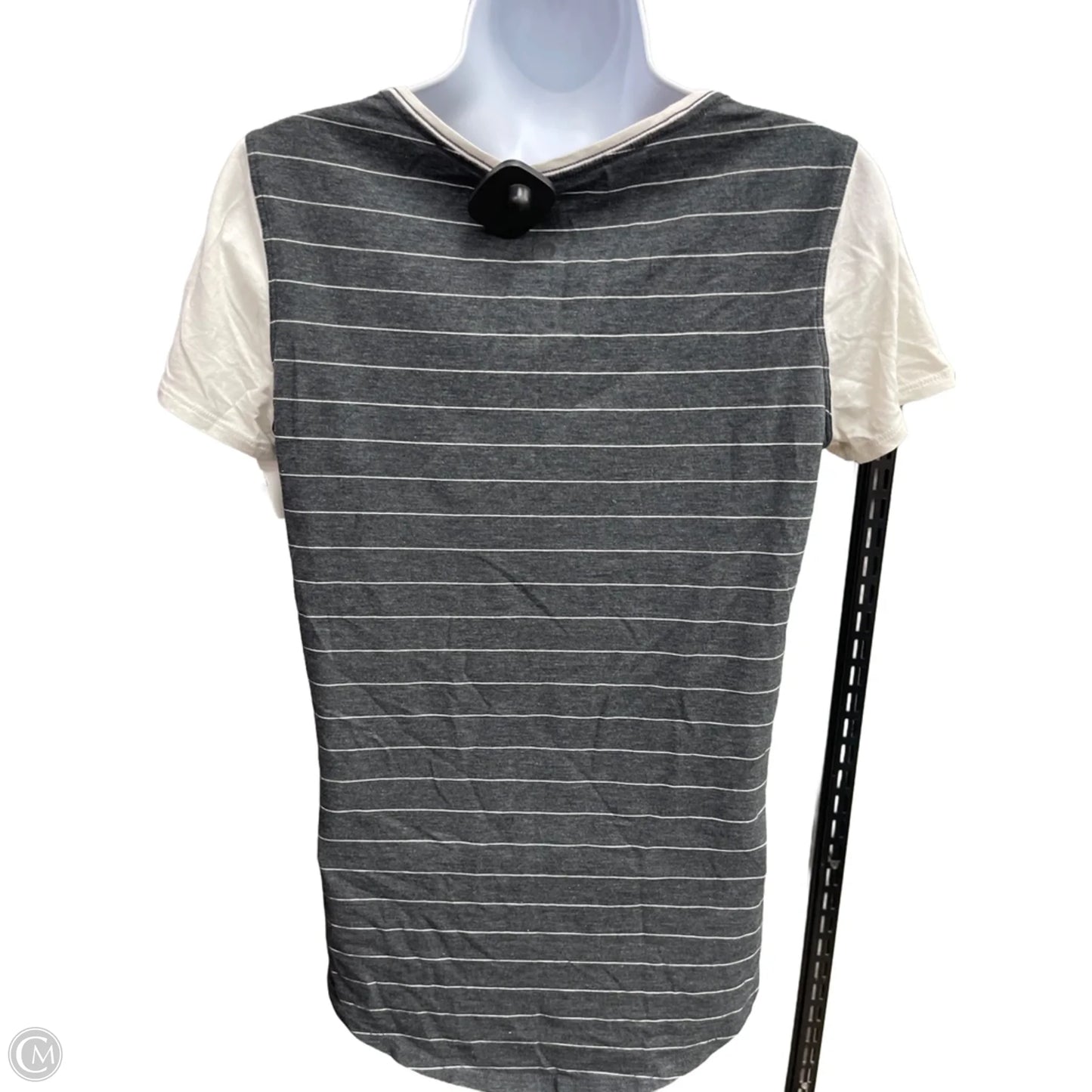 Top Short Sleeve By Lululemon In Grey, Size: 4