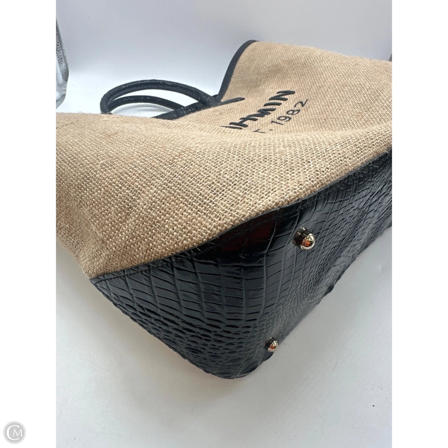 Handbag Designer By Brahmin, Size: Large