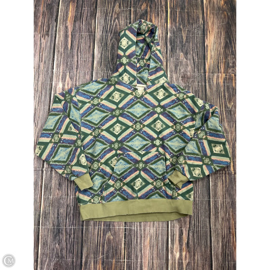 Sweatshirt Hoodie By We The Free In Green, Size: M