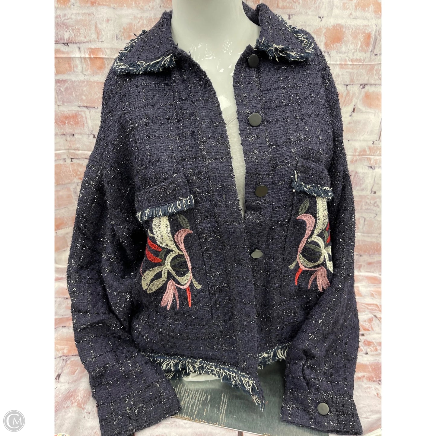 Jacket Other By Clothes Mentor In Blue, Size: M