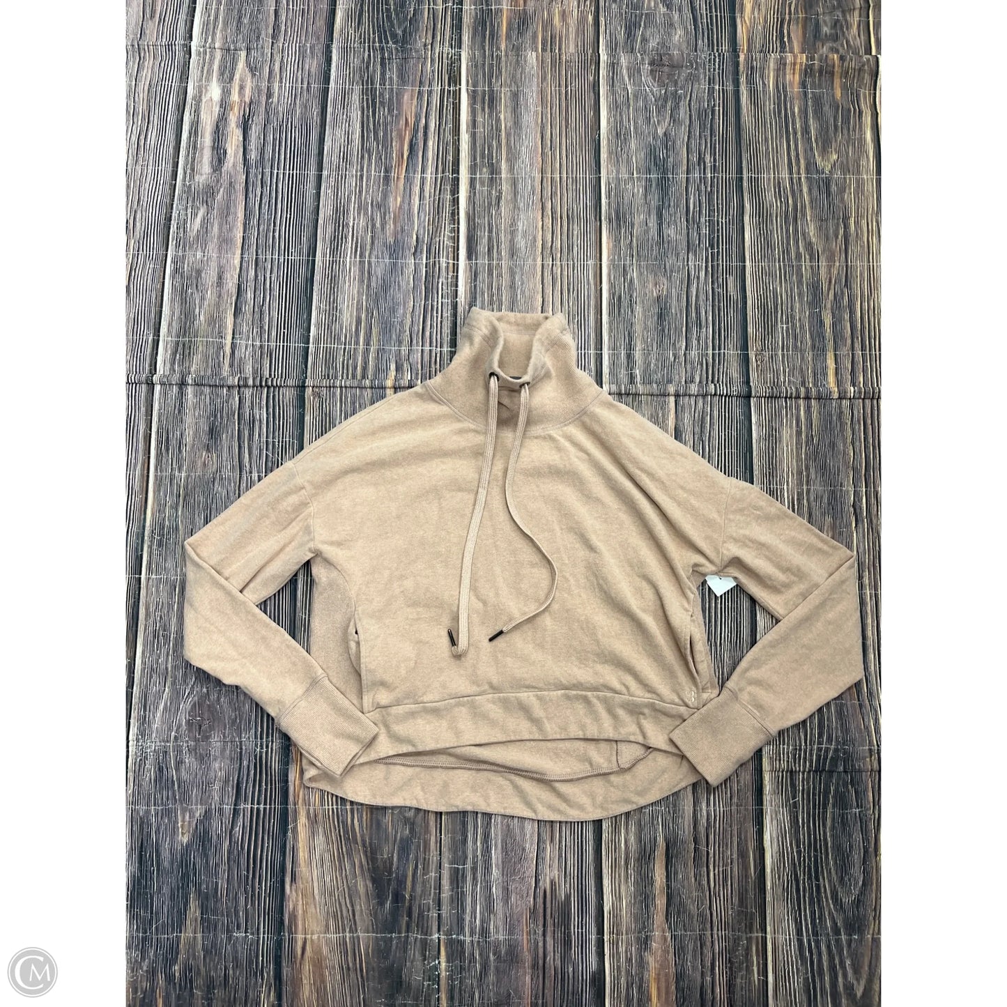 Athletic Sweatshirt Hoodie By Sweaty Betty In Tan, Size: Xs