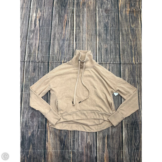 Athletic Sweatshirt Hoodie By Sweaty Betty In Tan, Size: Xs