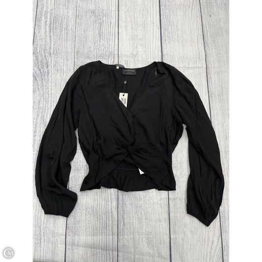 Top Long Sleeve By Minkpink In Black, Size: Xl