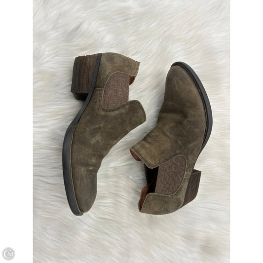 Boots Ankle Heels By Born In Green, Size: 10