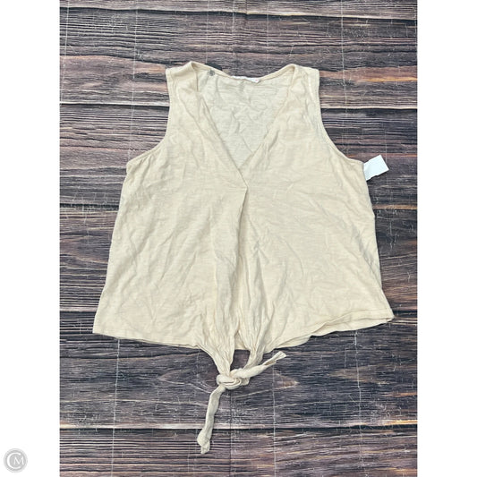 Top Sleeveless By Lush In Cream, Size: S
