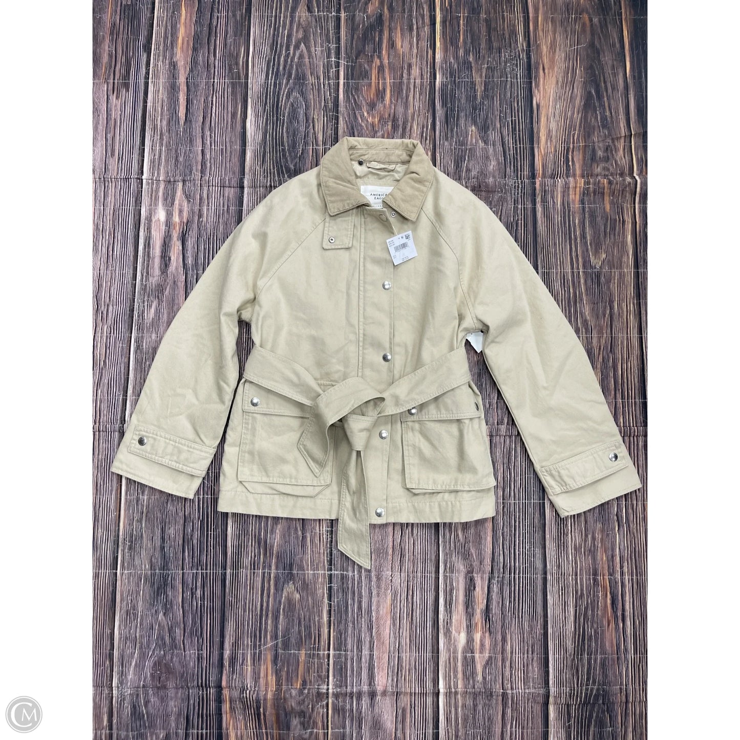 Jacket Utility By American Eagle In Beige, Size: S