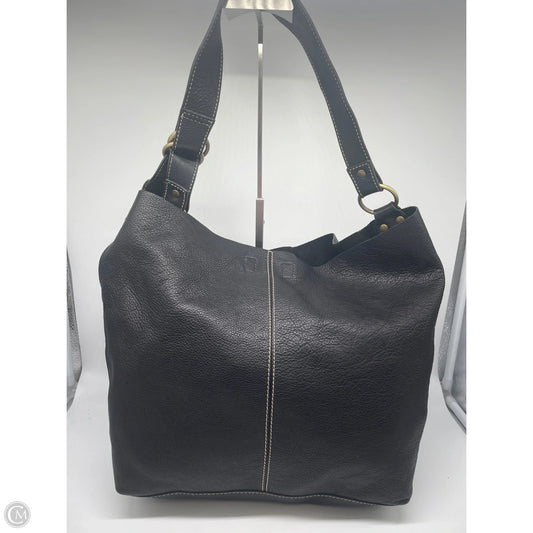 Handbag Leather By Clothes Mentor, Size: Large