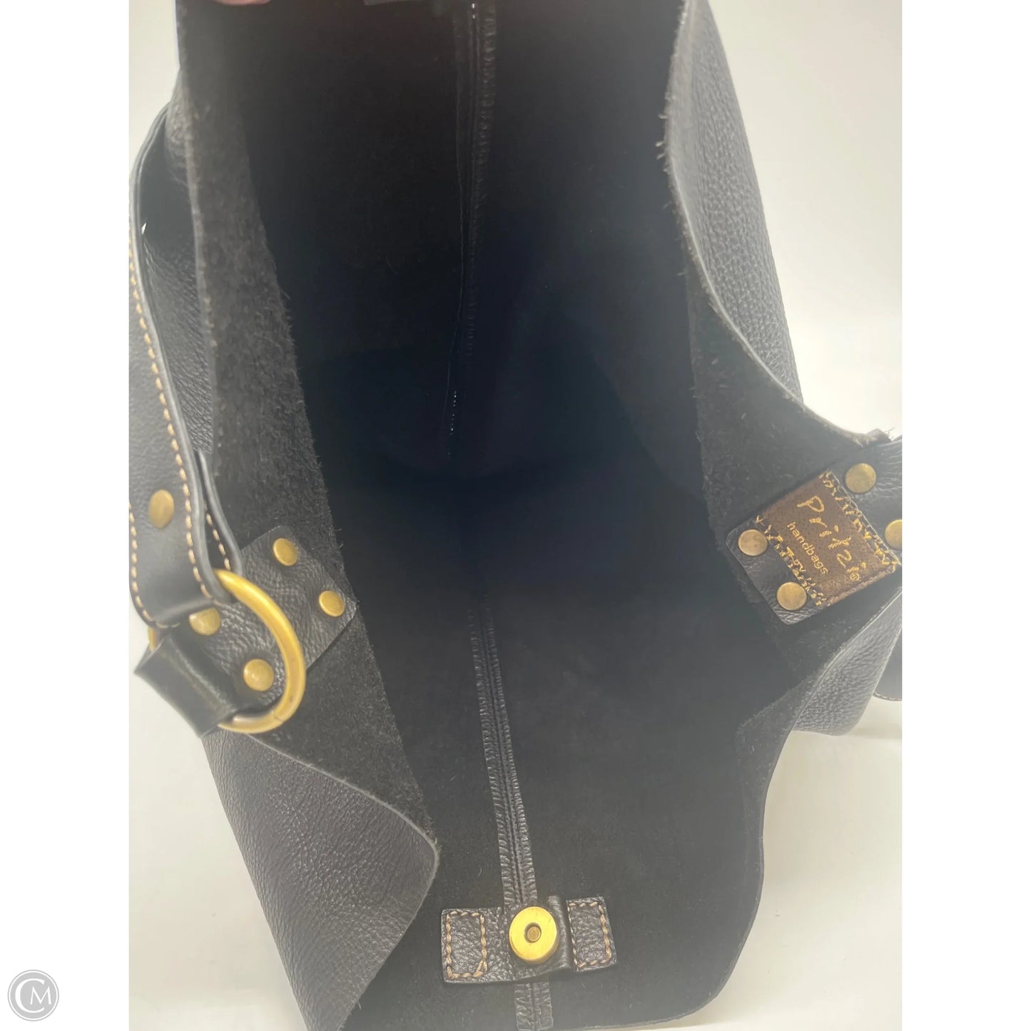 Handbag Leather By Clothes Mentor, Size: Large