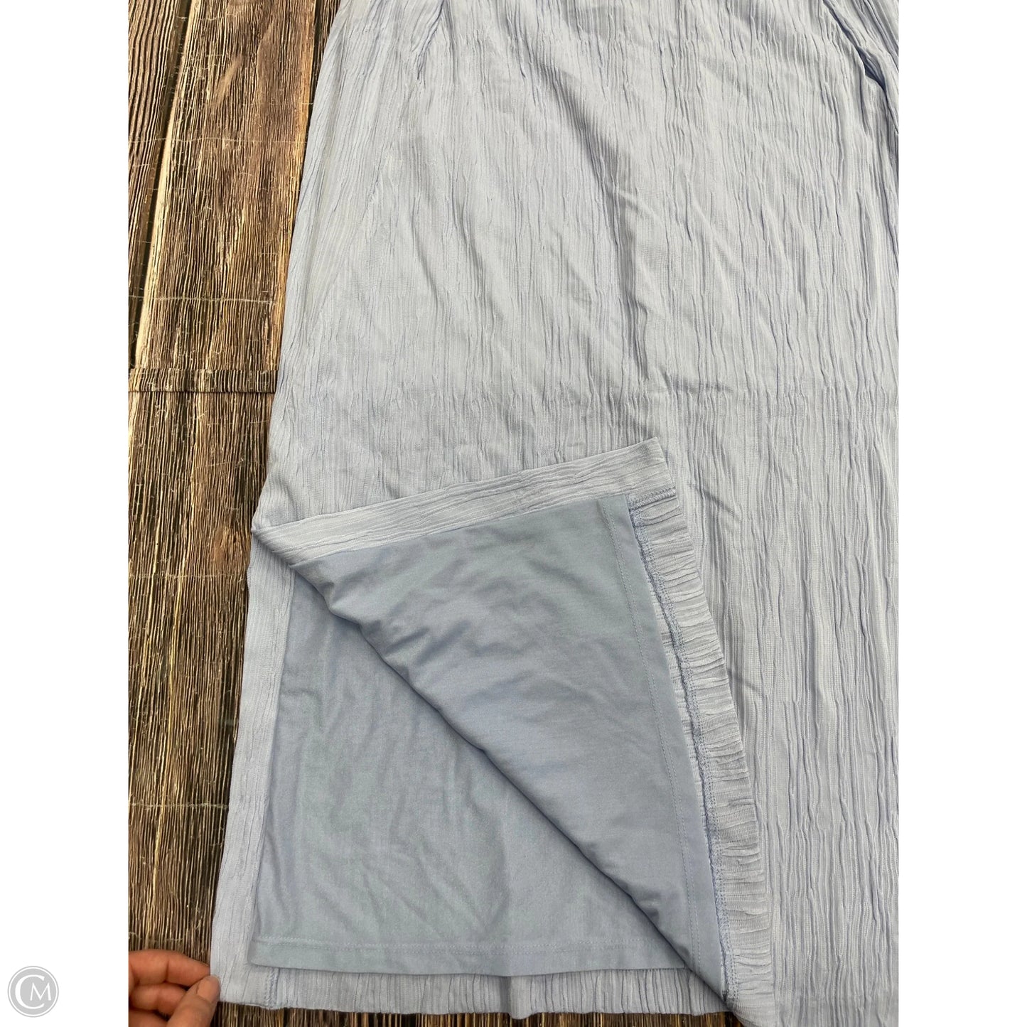 Skirt Midi By Clothes Mentor In Blue, Size: 4