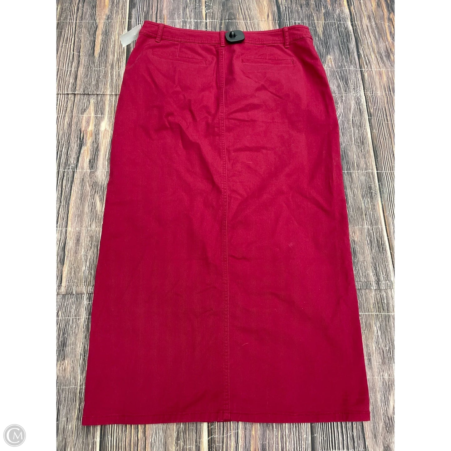 Skirt Maxi By Loft In Red, Size: 12