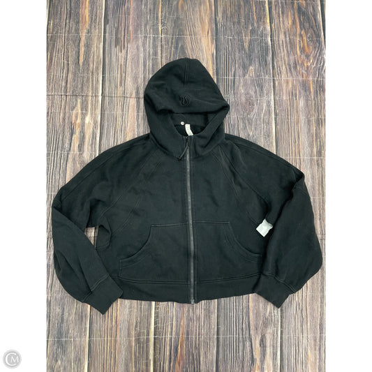 Athletic Sweatshirt Hoodie By Lululemon In Black, Size: Xl