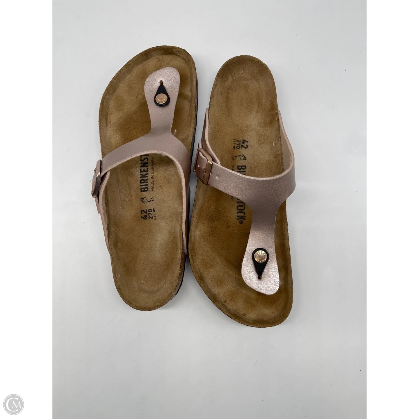 Sandals Flats By Birkenstock In Pink, Size: 11.5