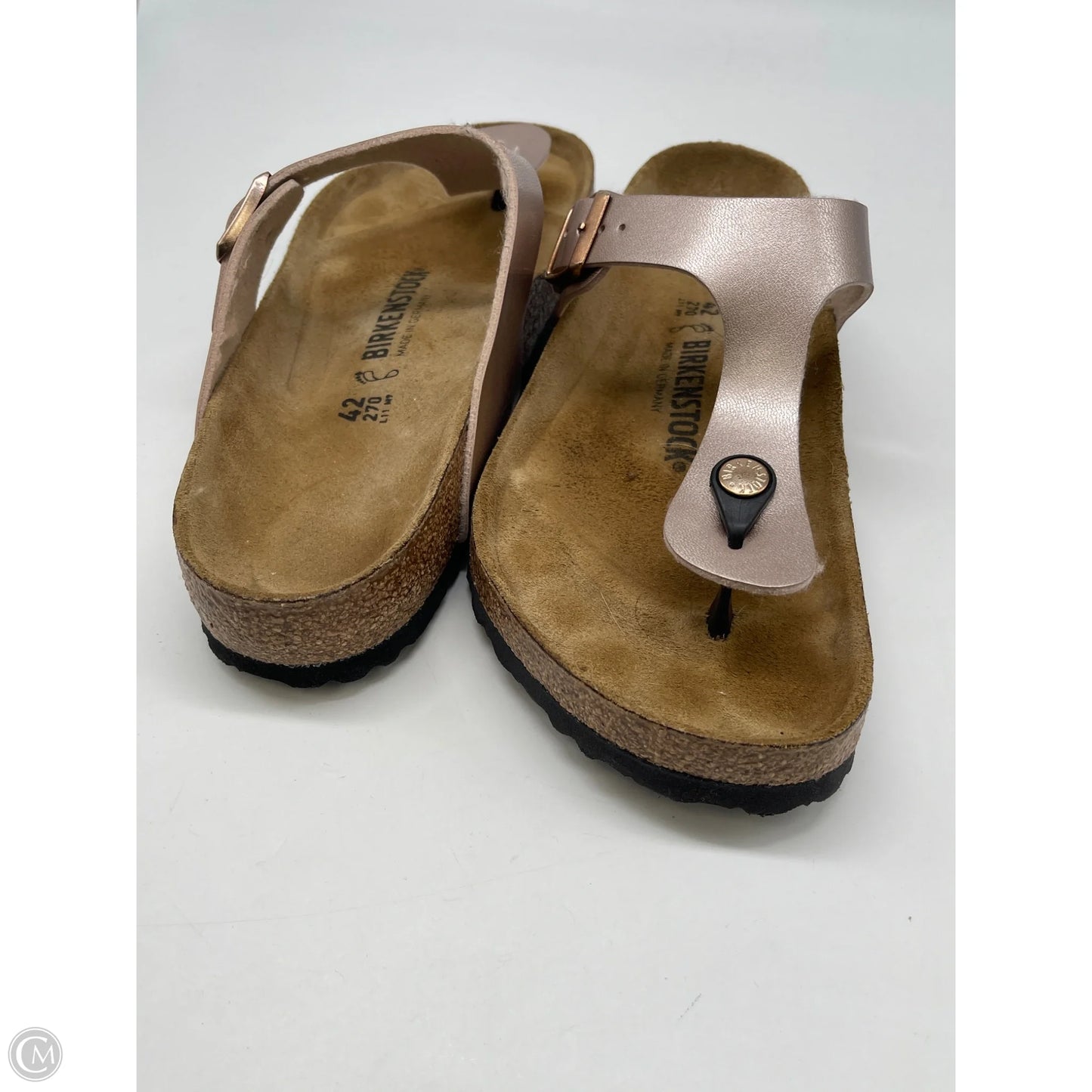 Sandals Flats By Birkenstock In Pink, Size: 11.5