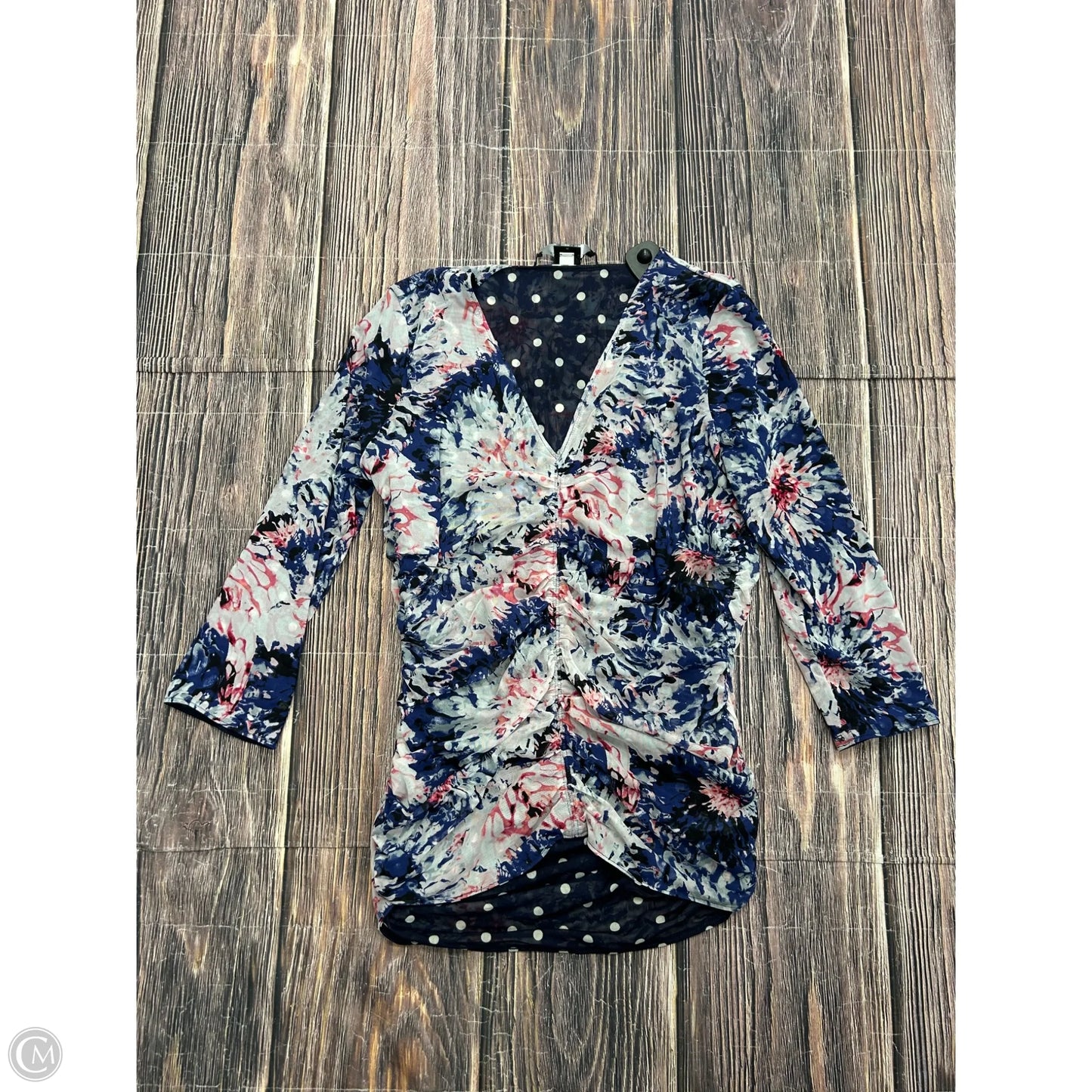 Top Long Sleeve By White House Black Market In Blue, Size: L
