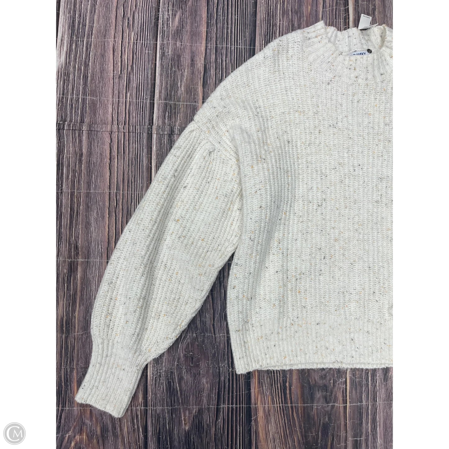 Sweater By Old Navy In White, Size: L Tall