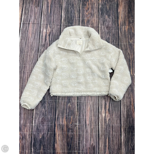 Jacket Faux Fur & Sherpa By Thread And Supply In White, Size: Xl