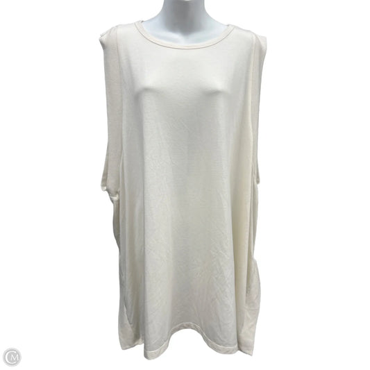 Athletic Tank Top By Old Navy In Cream, Size: 3x