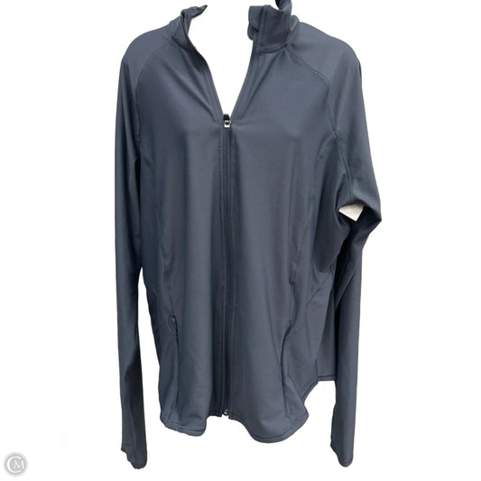 Athletic Jacket By Old Navy In Blue, Size: 2x