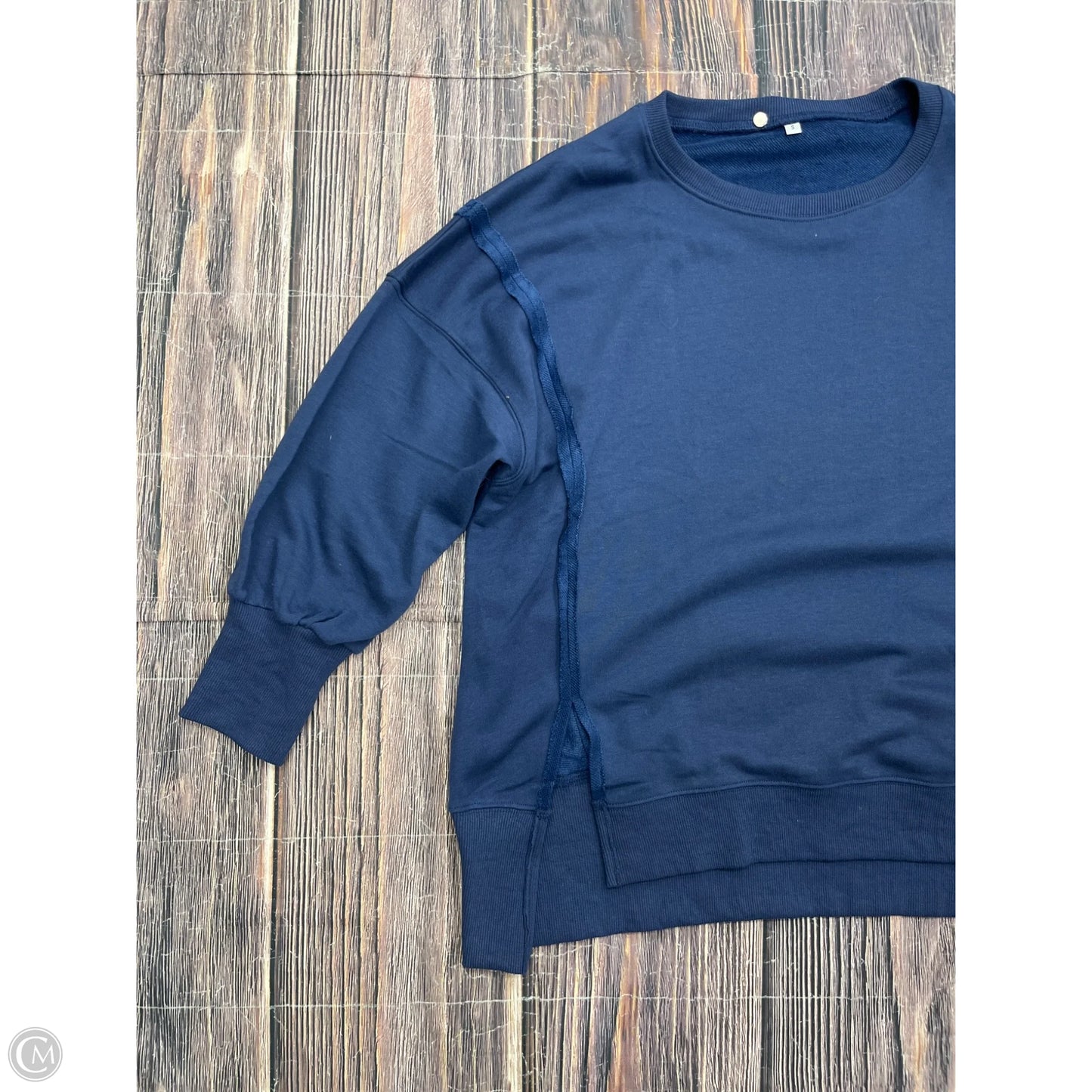 Sweatshirt Crewneck By Clothes Mentor In Blue, Size: S