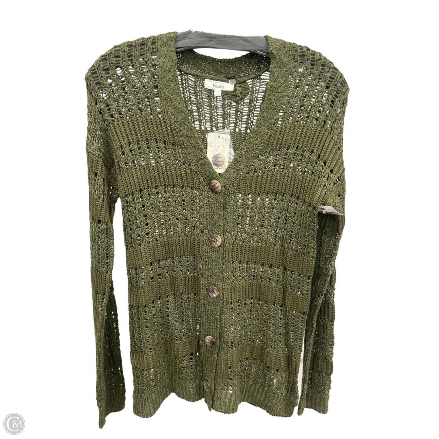 Cardigan By Mudd In Green, Size: Xs
