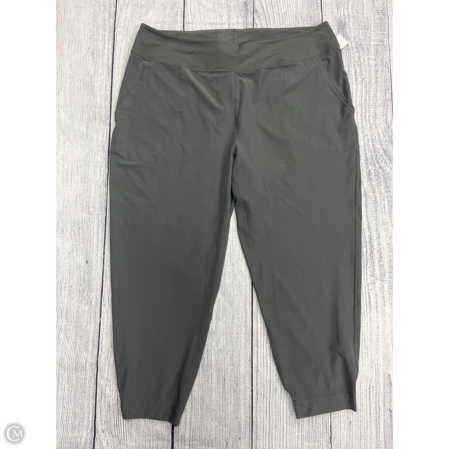 Athletic Leggings By Patagonia In Grey, Size: 1x