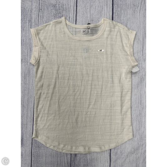 Top Short Sleeve By Maurices In Cream, Size: Xs