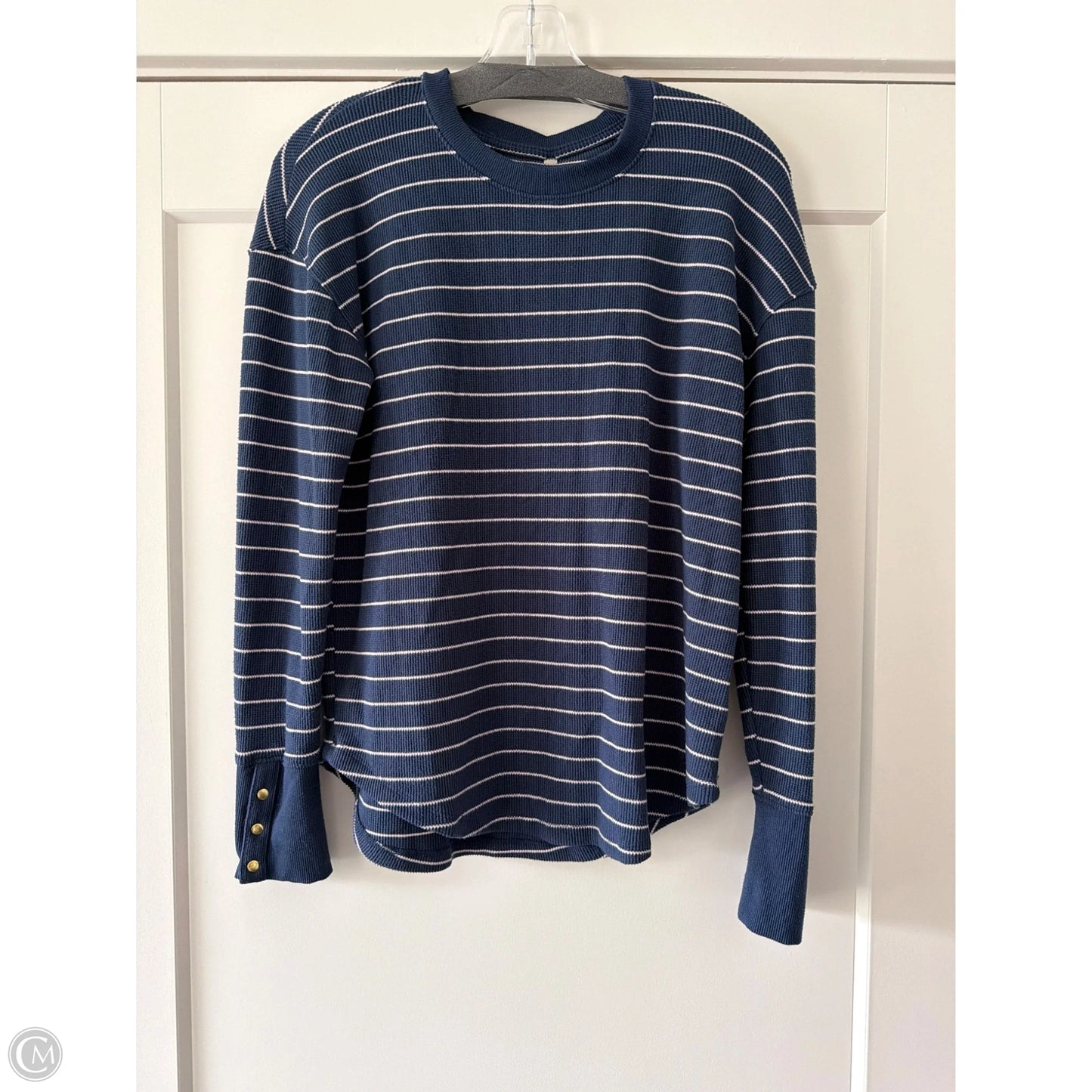 Top Long Sleeve By Sonoma In Blue, Size: S