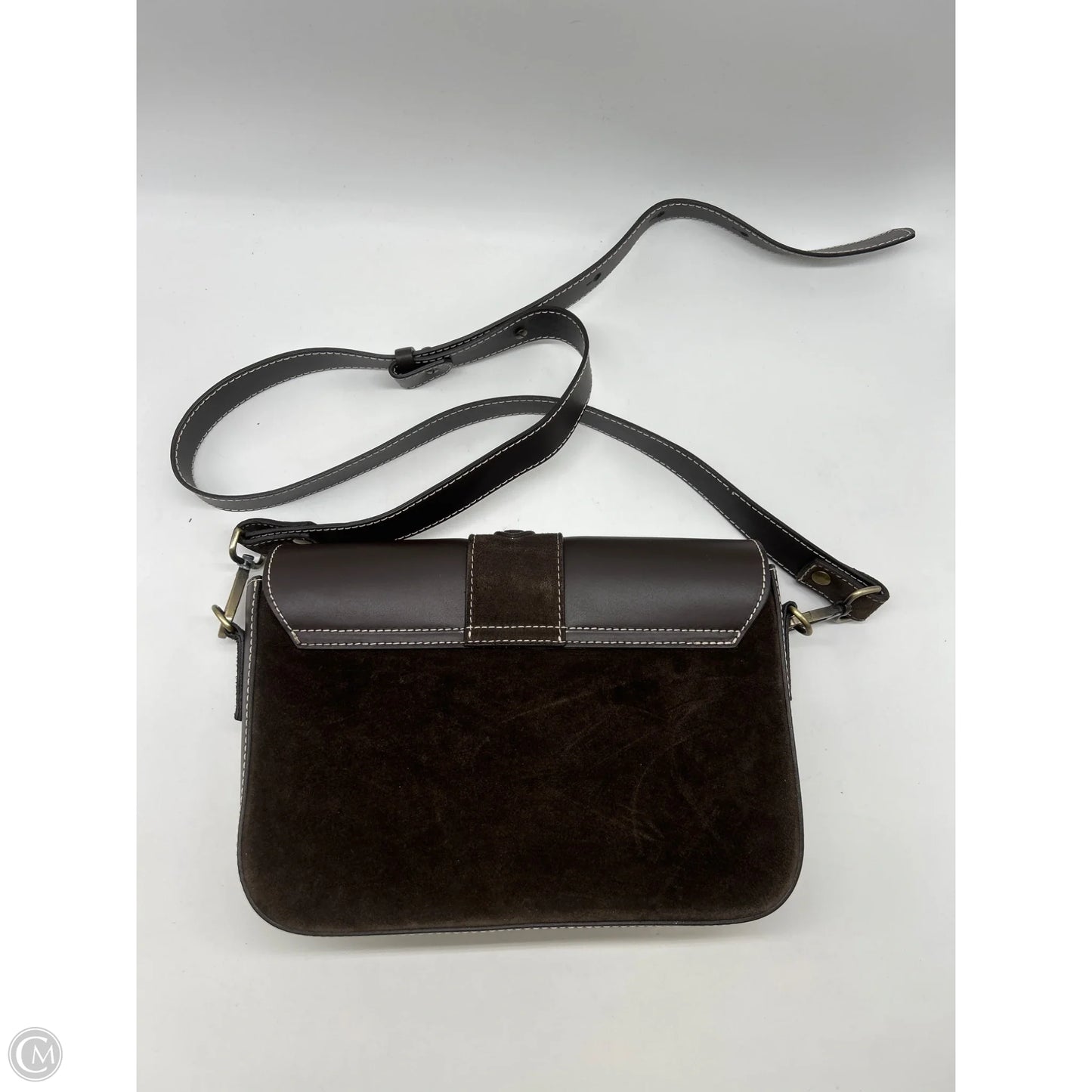 Crossbody Leather By Clothes Mentor, Size: Medium