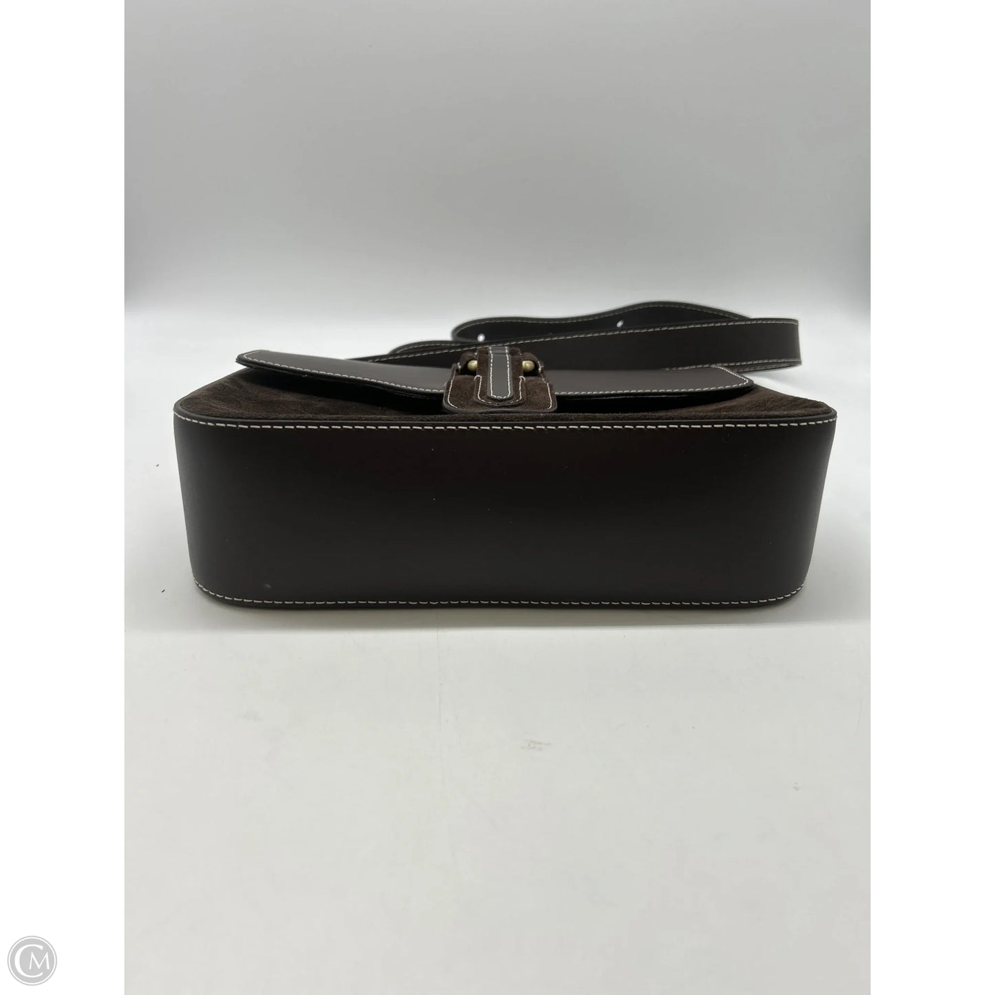 Crossbody Leather By Clothes Mentor, Size: Medium