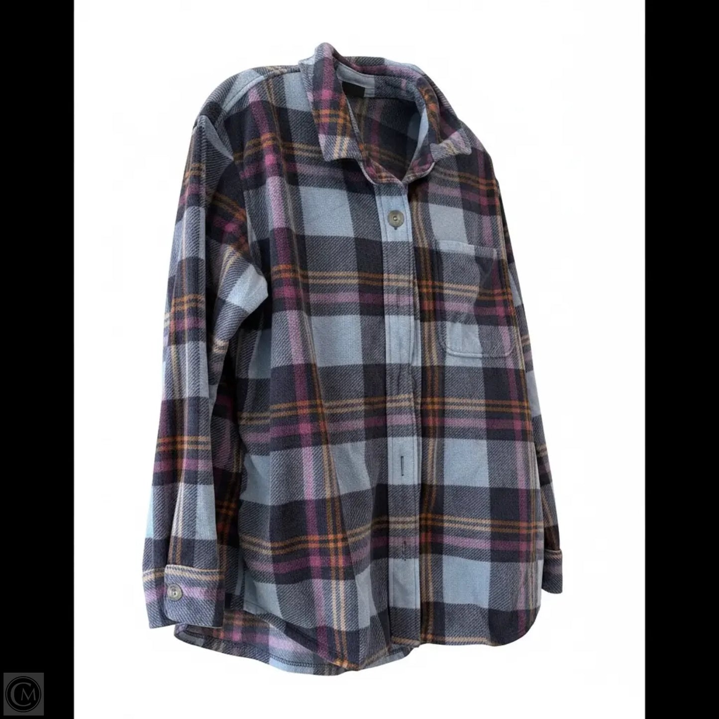 Top Long Sleeve By Eddie Bauer In Purple, Size: L