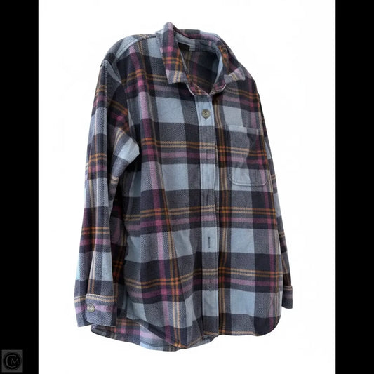 Top Long Sleeve By Eddie Bauer In Purple, Size: L
