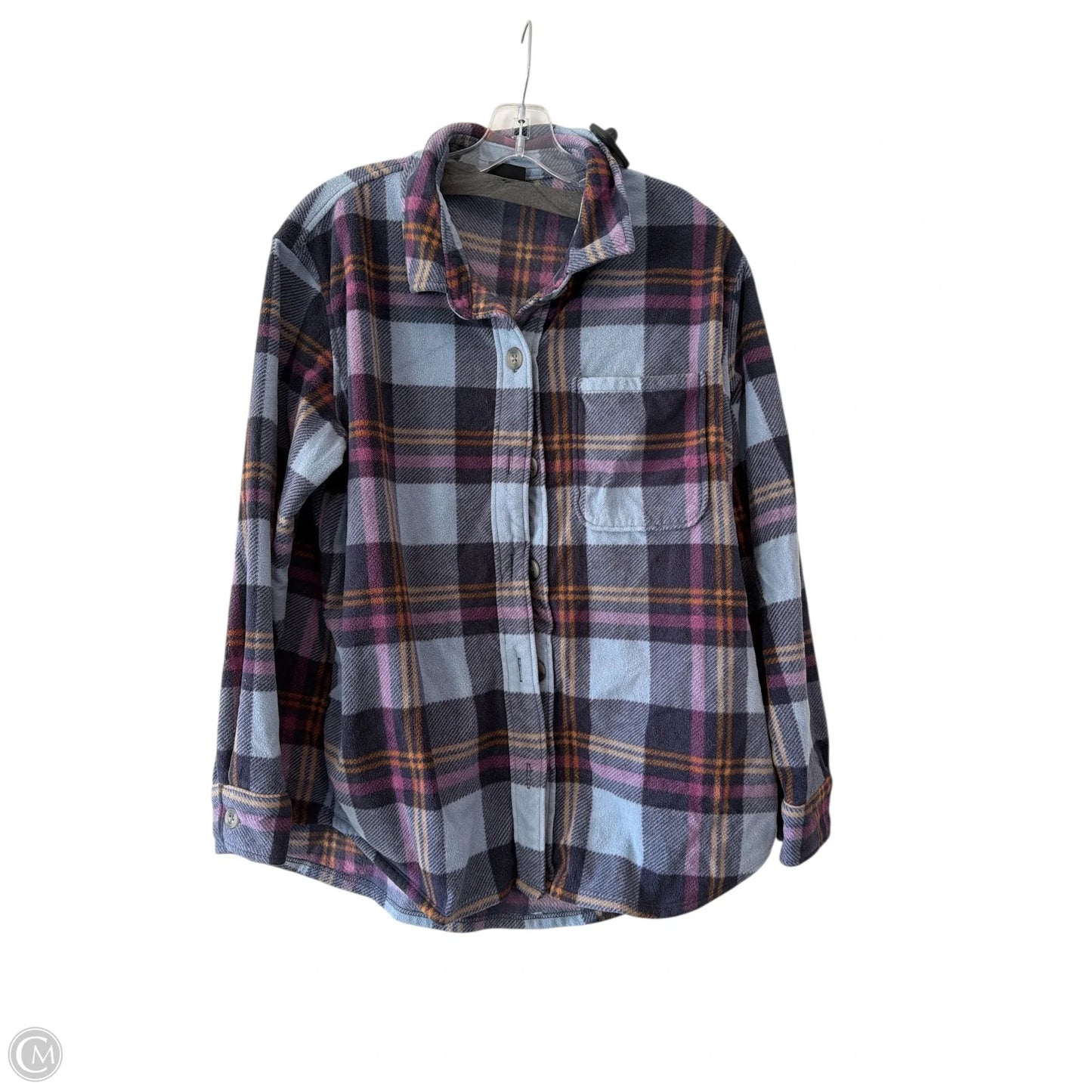 Top Long Sleeve By Eddie Bauer In Purple, Size: L