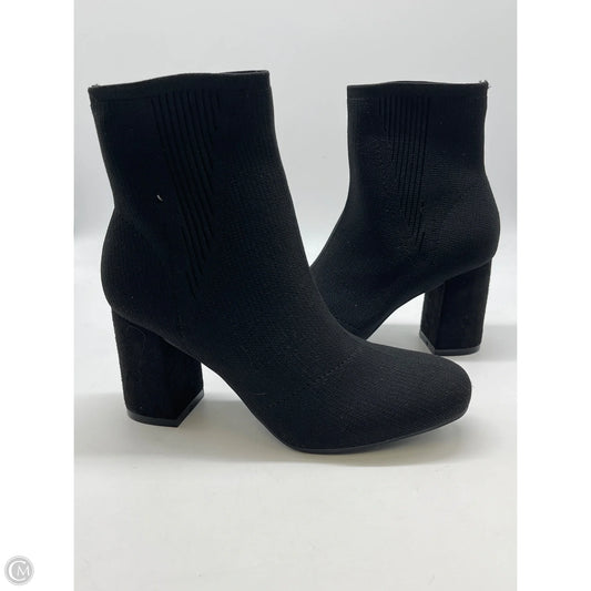 Boots Ankle Heels By Mia In Black, Size: 8