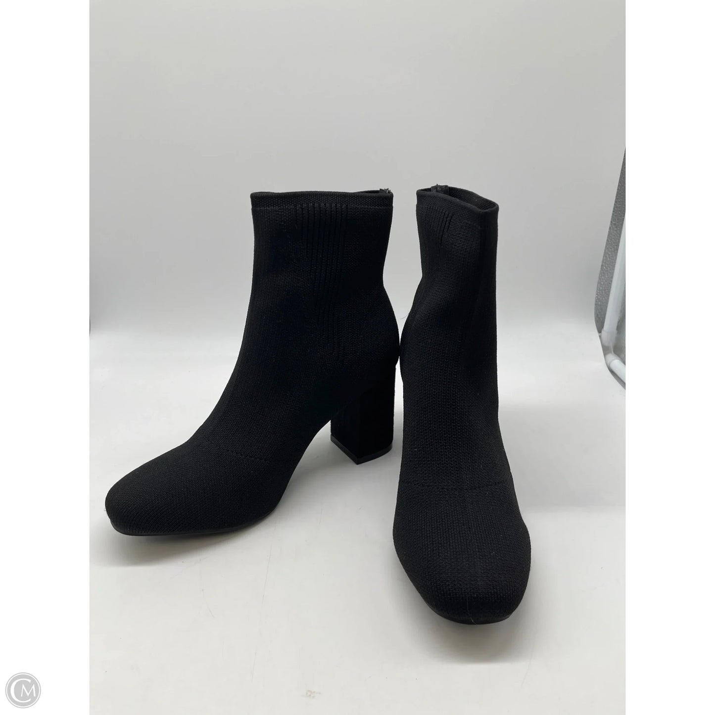 Boots Ankle Heels By Mia In Black, Size: 8